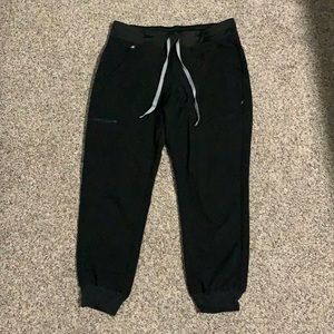 Figs black jogger scrub pants